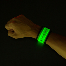 光るリストバンド　印字　プリント