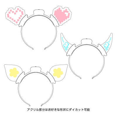 アクリル部ダイカット